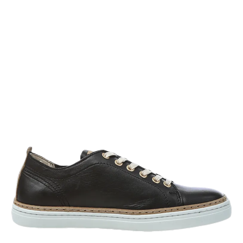 Silvermine Low Leather Black