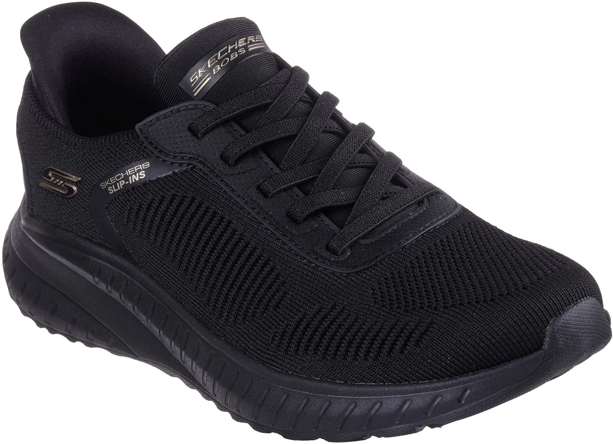 Skechers BOBS Sport Squad Chaos Womens Training Shoes - Black