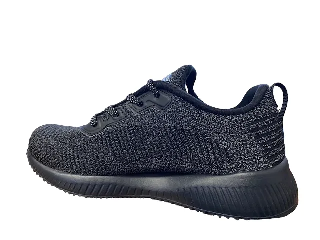 Skechers scarpa sneakers da donna Bobs Squad Ghost Star 117074/BBK nero