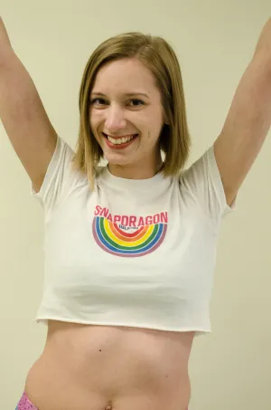 Snapdragon Brand Cropped Rainbow Logo T-Shirt