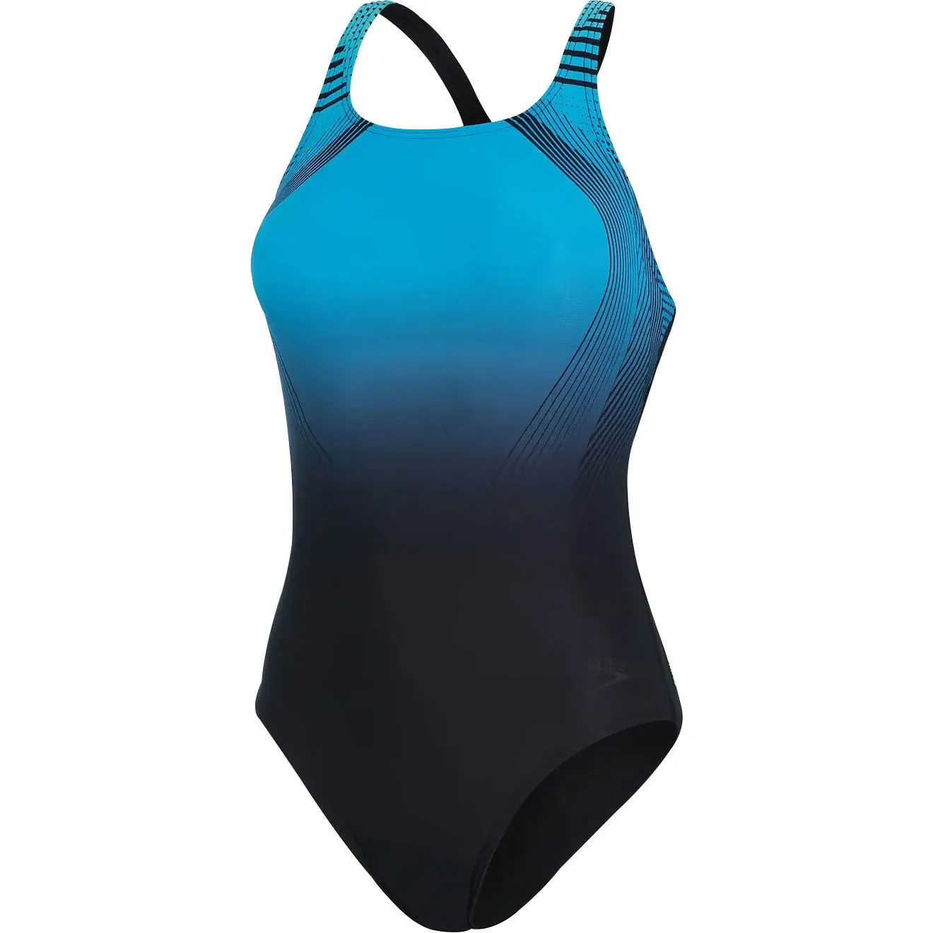 Speedo Digital Placement Medalist Womens Swimsuit - Blue
