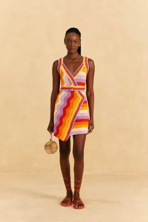 Striped Crochet Dress
