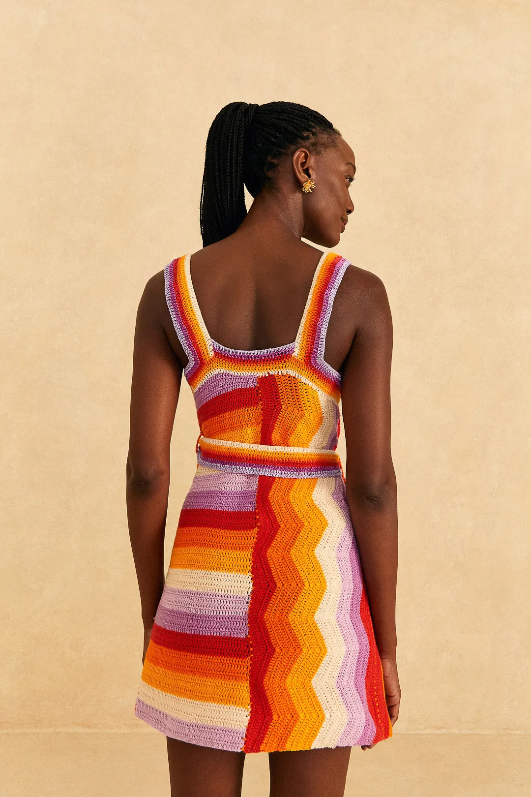 Striped Crochet Dress