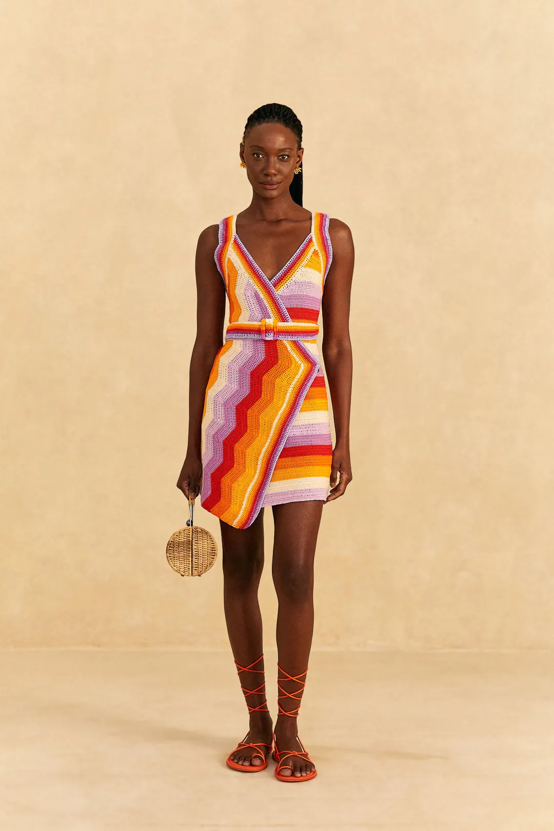 Striped Crochet Dress
