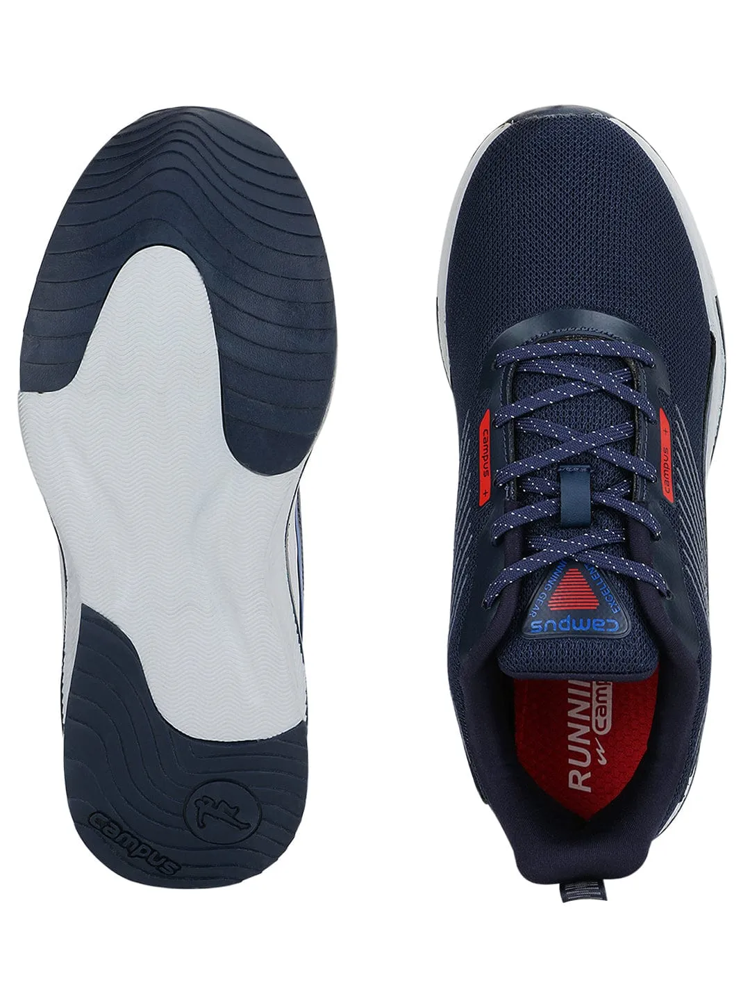 THRILL Navy  Men's Running Shoes