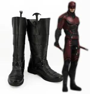 TV Series Daredevil Matt Murdock Cosplay Shoes Boots Custom Made for Adult Men and Women