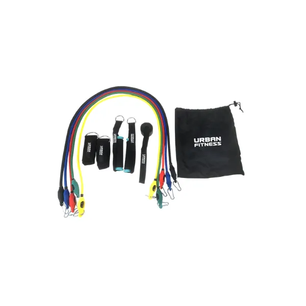 Urban Fitness 11pc Resistance Tube Set