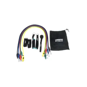 Urban Fitness 11pc Resistance Tube Set