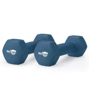 WeCare Fitness Hex Dumbbells Pair  - Blue