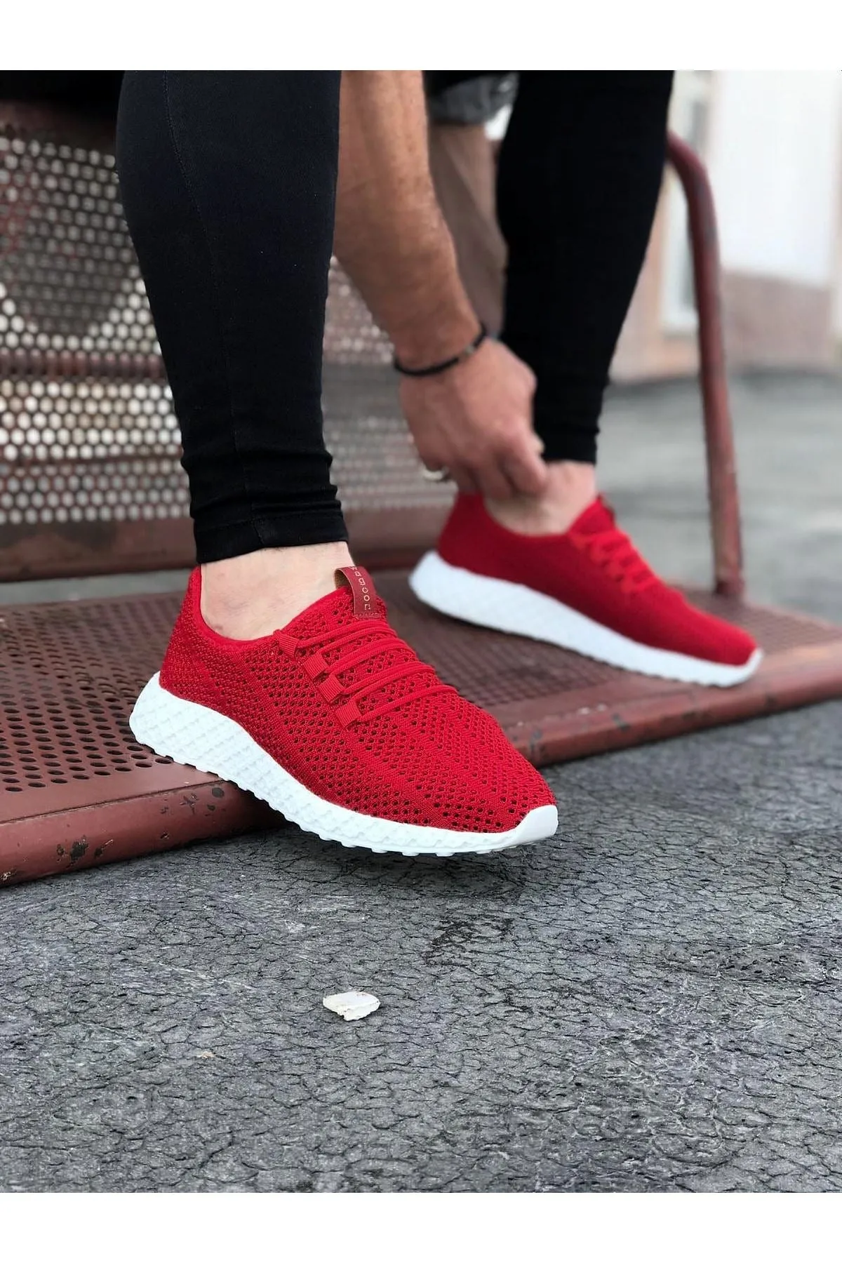 WG205 Red Men's Sports Shoes sneakers