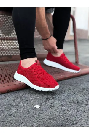 WG205 Red Men's Sports Shoes sneakers