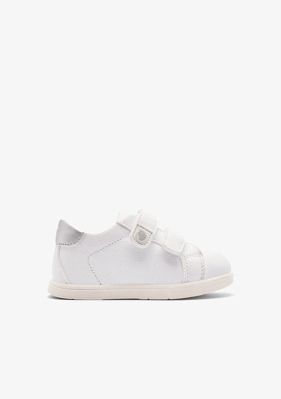 White Double Strap Respectful Sneakers