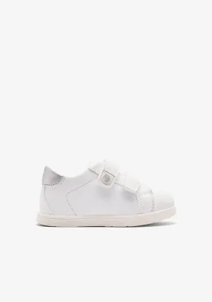 White Double Strap Respectful Sneakers