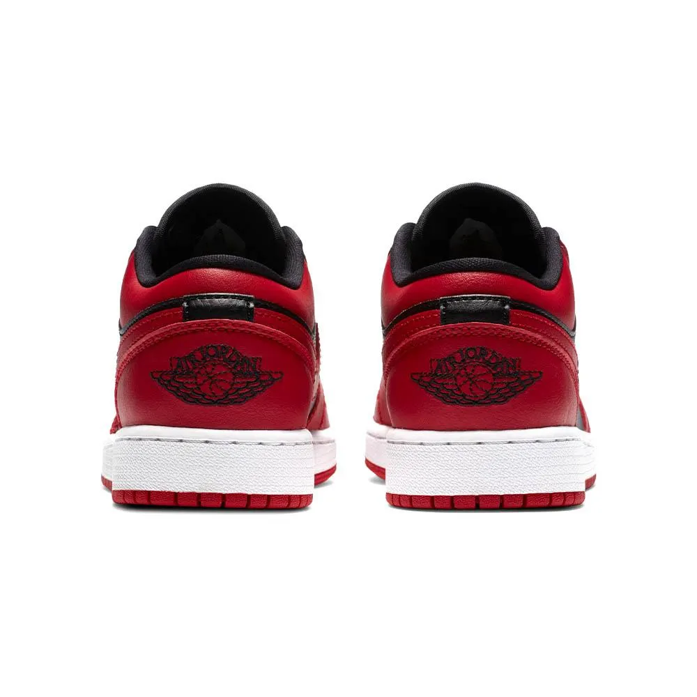 Women's / GS Air Jordan 1 Low "Reverse Breds" (Black/Gym Red/White)(553560-606)