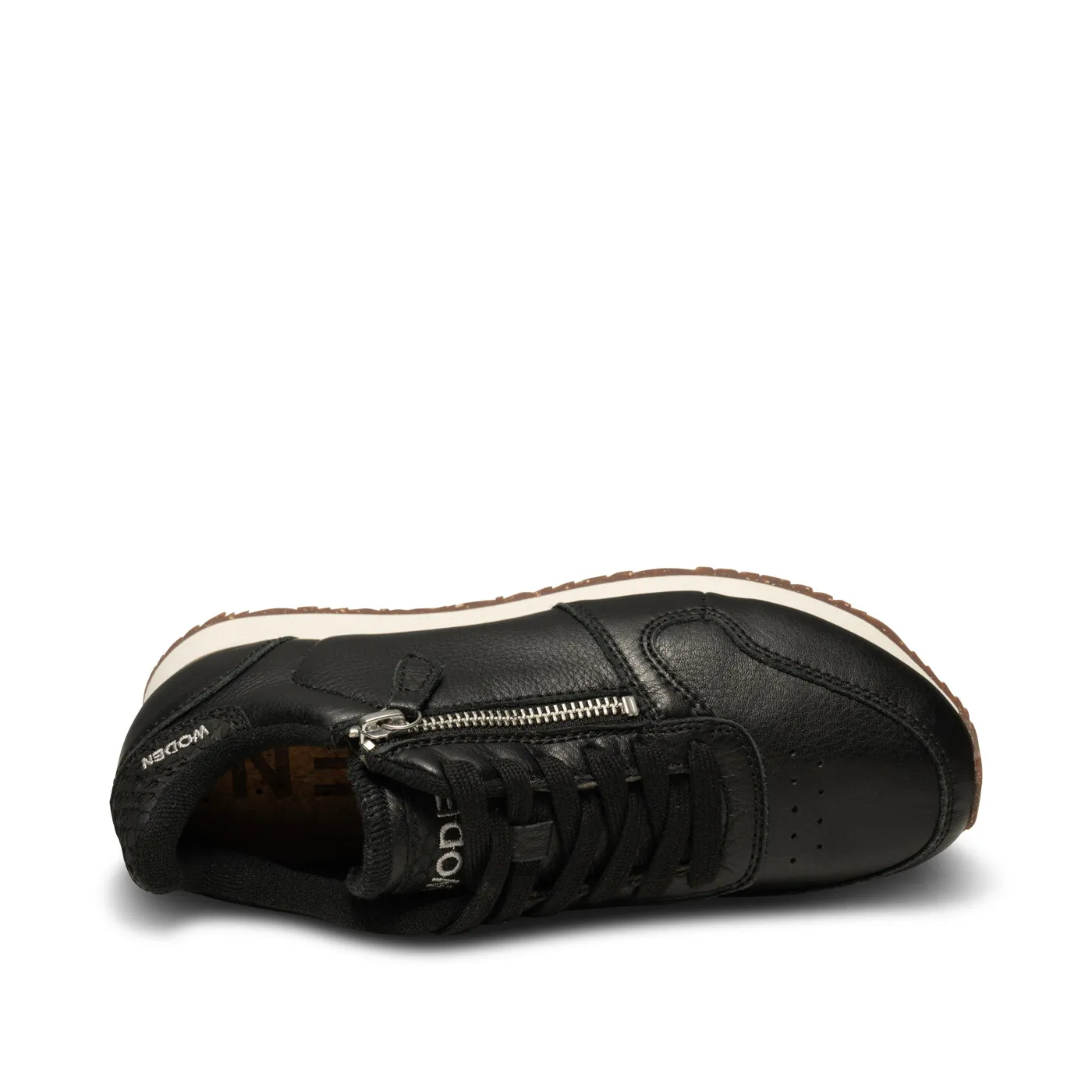 Ydun Leather Zipper - Black