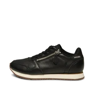 Ydun Leather Zipper - Black