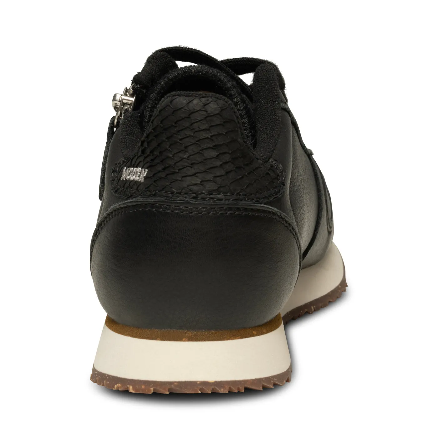 Ydun Leather Zipper - Black