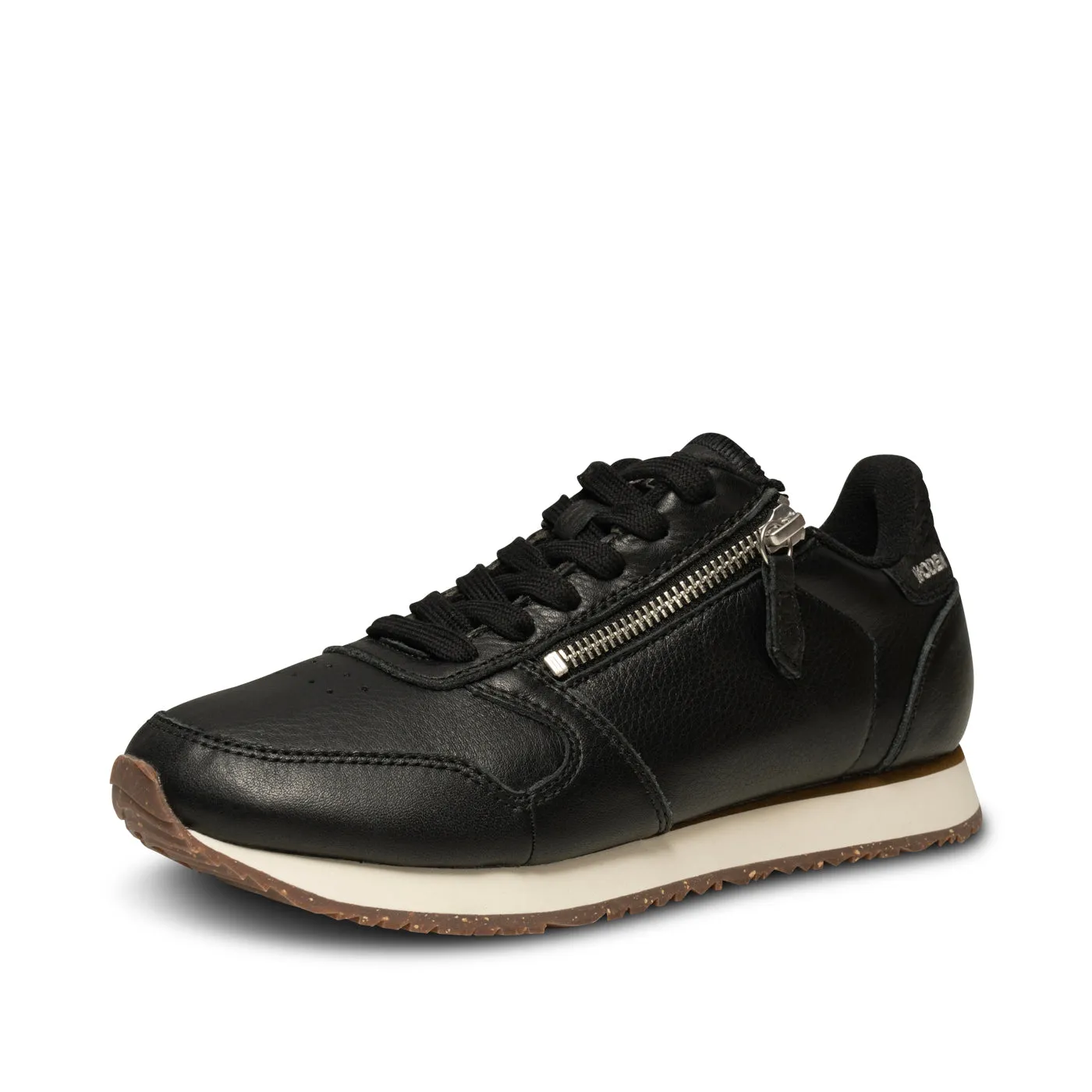 Ydun Leather Zipper - Black