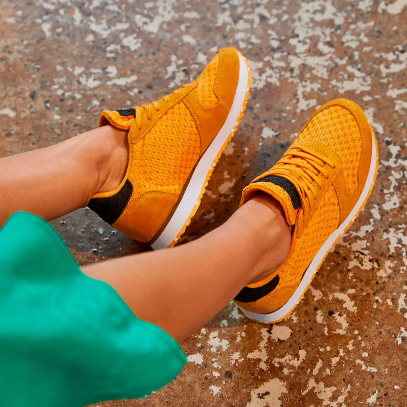 Ydun Suede Mesh II - Autumn Blaze