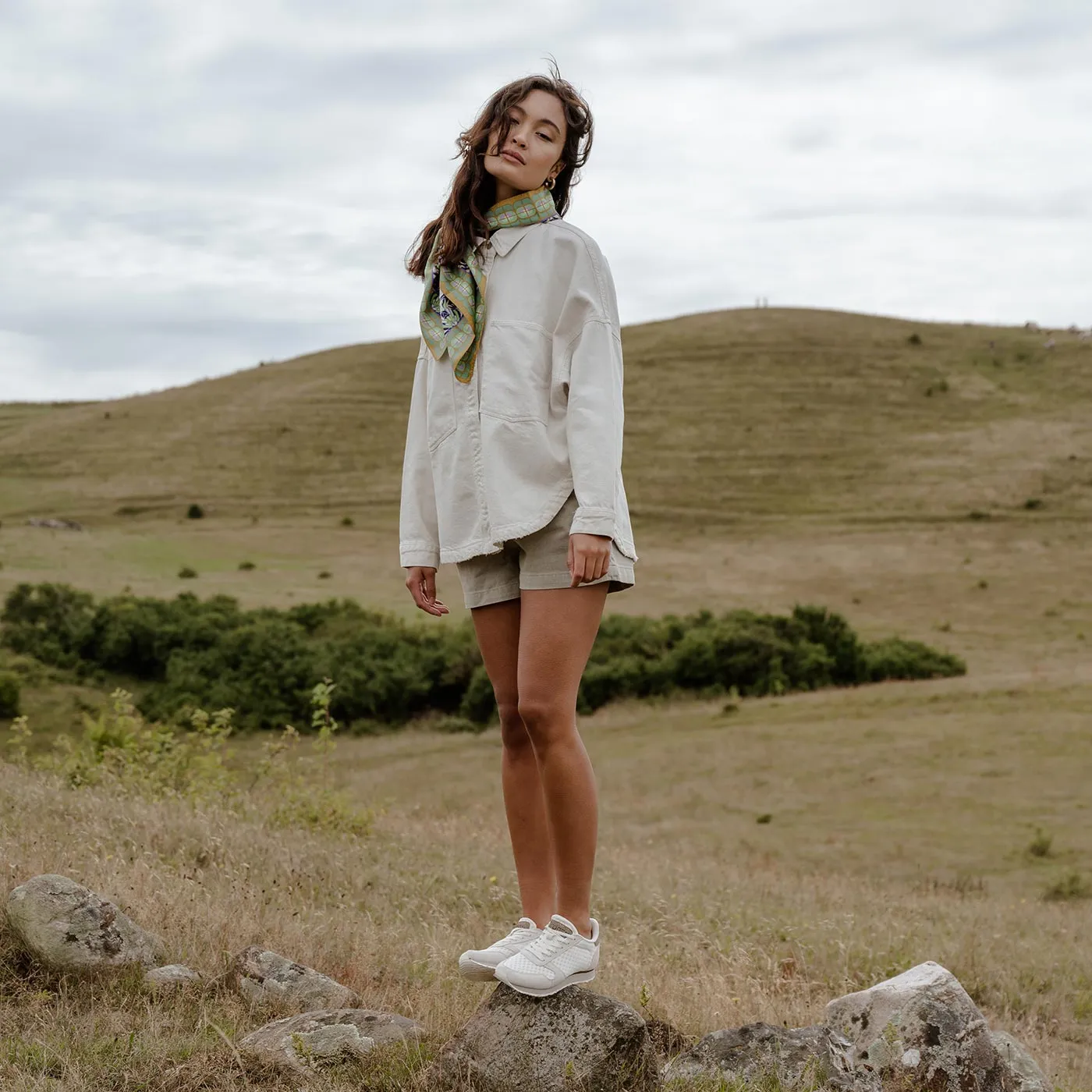 Ydun Suede Mesh II - Whisper White