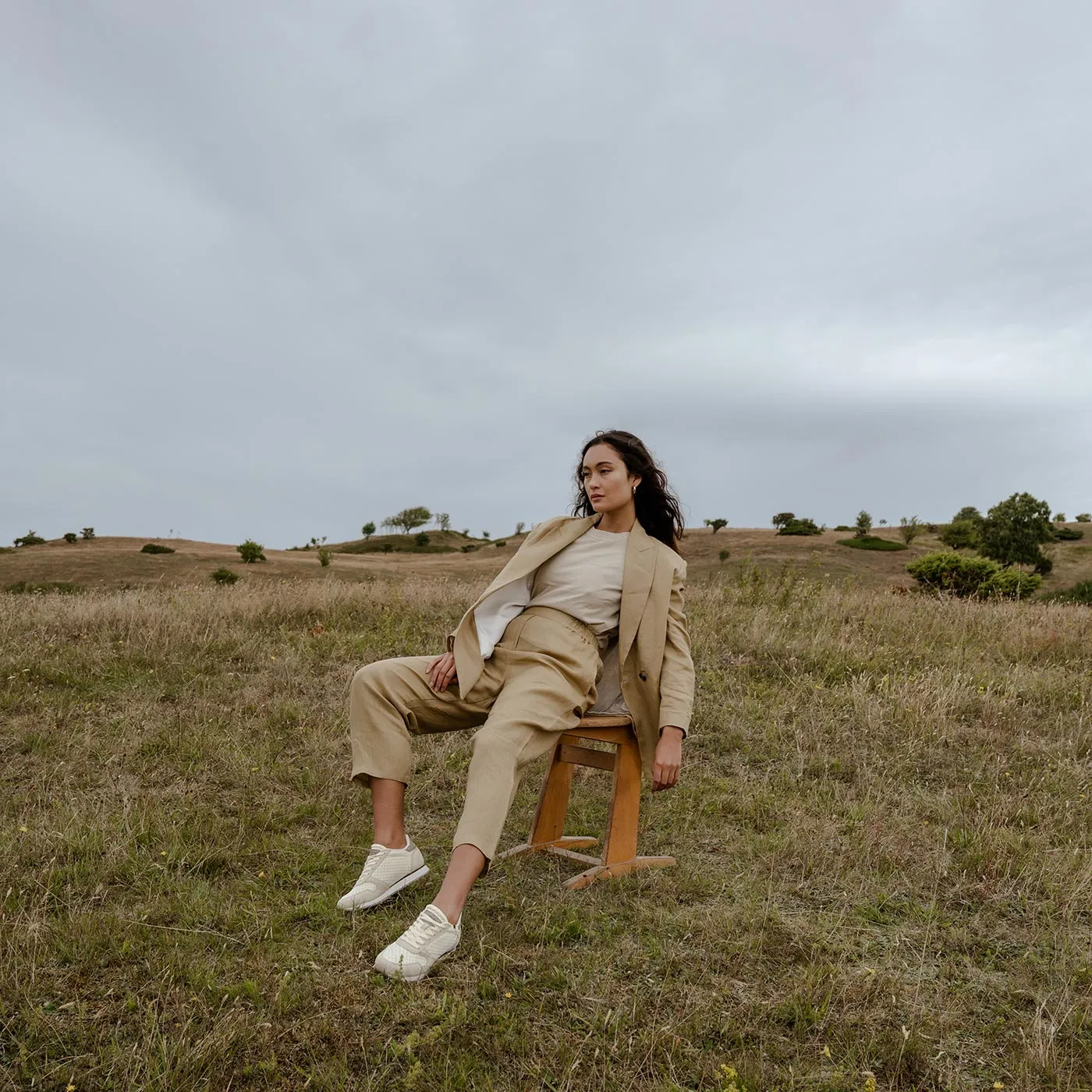 Ydun Suede Mesh II - Whisper White